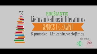 Lietuvių kalbos pamoka 6 tema  Linksnių vartojimas [upl. by Ahsitra]