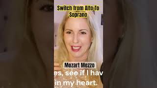 Switch from Alto to Soprano Opera Singer [upl. by Odnavres]