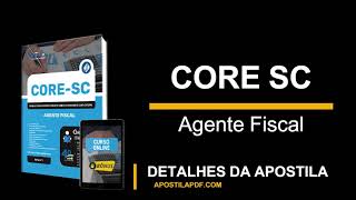 Apostila Concurso CORE SC 2024 PDF Agente Fiscal [upl. by Jolyn455]