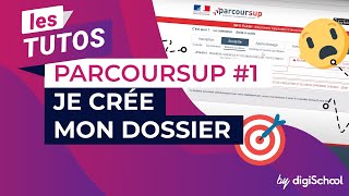 Parcoursup  tuto 1  Je crée mon dossier Parcoursup [upl. by Suoilenroc]