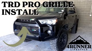 4Runner TRD Pro Grille Install [upl. by Pape610]