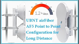 How To Configure Ubiquiti airFiber 5X Step by Step [upl. by Pazit]