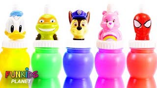 Paw Patrol Ninja Turtle Slime Surprise Toys [upl. by Hijoung]