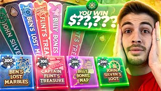 I HIT EVERY BONUS GAME ON TREASURE ISLAND GAMESHOW HUGE WIN [upl. by Daniel]