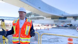 Exclusive Look at LaGuardia Airport’s New Terminal and Tarmac [upl. by Ecirtel]