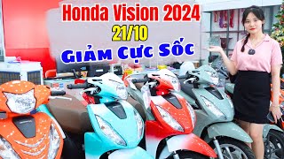 Honda Vision 2024  Giá Xe Vision Mới Nhất Hôm Nay 21102024 Hạ Sốc [upl. by Sulrac360]