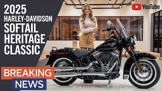 quot2025 Heritage Classic Softail – HarleyDavidson’s Latest Masterpiecequot harleydavidsonbikes [upl. by Kirima]