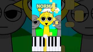 Simon Theme Incredibox Sprunki  Normal Vs Horror on piano [upl. by Orgalim]