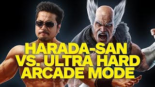 Tekken 7  Can Creator HaradaSan Beat His Game on Ultra Hard [upl. by Olfe]