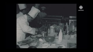 En 1960 exposition dart culinaire à Montréal pour promouvoir la cuisine canadiennefrançaise [upl. by Nilyac107]