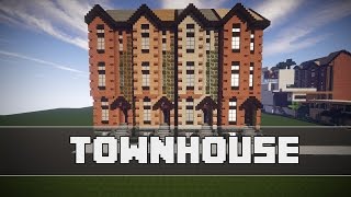 Stadthaus 28x14  Minecraft Tutorial  German [upl. by Alviani]