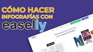 TUTORIAL Cómo hacer infografías en Easelly [upl. by Nelie]