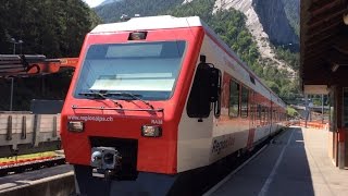 TMR  Chemin de fer de MartignyOrsières  Saint Bernard Express p12 [upl. by Jaeger]