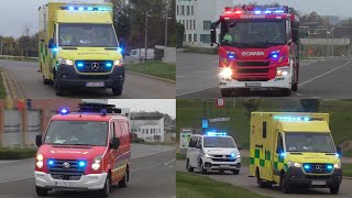 Brandweer Ambulances en Politie met spoed in Leuven [upl. by Law]