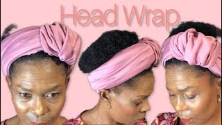 3 easy head wrap [upl. by Anitsirc]