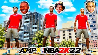 AMP PLAYS NBA 2K22 TOGETHER FOR THE FIRST TIME DUKE GAME WINNING BUZZERBEATER [upl. by Seem]