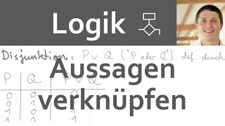 🎓 LOGIK 04  Verknüpfungen von Aussagen [upl. by Nnael]