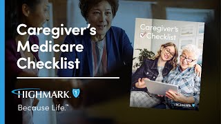 Highmark Senior Caregiving Made Easier Free checklist included [upl. by Ardna]