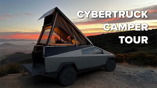 Cybertruck Prototype Camper Tour [upl. by Rosalie]