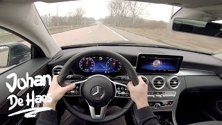 2019 Mercedes CClass Coupé C 200 184 hp POV Test drive [upl. by Garrison]