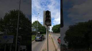 Cambridge Newmarket Road A1303 Plessey Automation Mellor Traffic Light With Arrow [upl. by Ynafit446]