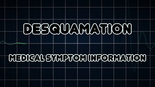 Desquamation Medical Symptom [upl. by Meehaf26]