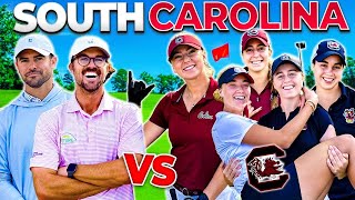 Bryan Bros VS Top Ranked D1 Womens Golf Team [upl. by Yorled987]