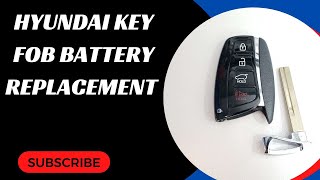 Hyundai Santa Fe Equus Genesis Key Fob Battery Replacement [upl. by Akemor]