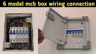 6 model mcb box connectionmcb connectiondb dressingsingle pole mcb connectionmcb wiring [upl. by Baudelaire513]