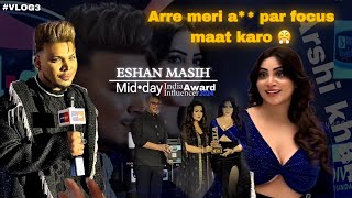 Mid•day Award show  Eshaan Masih  Arshi Khan [upl. by Lanae]