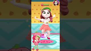 Plum pudding💜🩶 or stawberry shortcake🩷❤️ shorts trending mytalkingangela2 viralvideo cosplay [upl. by Vasya603]