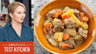 How to Make a Comforting Irish Stew with Carrots and Turnips [upl. by Aicylla464]