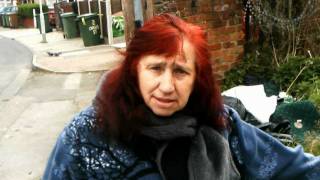 Leonora Brace talks about flytipping behind the shops on Hoylake Road Bidston Wirral [upl. by Orion]