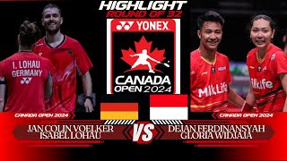 Voelker  Lohau GER vs Ferdinansyah  Widjaja INA  YONEX CANADA OPEN 2024  R32 [upl. by Eisenstark895]