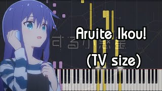 Koisuru Asteroid OP  Aruite Ikou TV size Piano Arrangement [upl. by Shelia156]