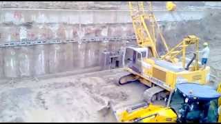 Diyafram duvar  Diaphragm wall Construction  Fore kazık  İksa  Ankraj [upl. by Netram]