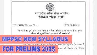 mppsc prelims 2025mppsc prelims syllabusmppsc mains syllabusmppsc syllabusBrahmividyapeeth [upl. by Akihsar]