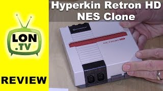 Hyperkin RetroN 1 HD NES Clone Console Review  Plays old Nintendo 8 bit games [upl. by Vivia972]