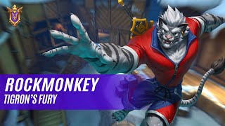 ROCKMONKEY TIBERIUS PALADINS COMPETITIVE PRO PLAYER TIGRON’S FURY [upl. by Aurelia]