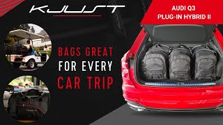 AUDI Q3 PLUGIN HYBRID II KJUST SET OF BAGS DEDICATED TO YOUR CAR🚗ID 5902641110450 [upl. by Aerdied111]