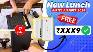 New Airtel Extreme Airfiber 2024  Portable Airfiber  Airtel Airfiber [upl. by Yddeg]