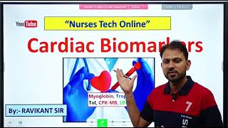 Cardiac Biomarkers in myocardial infarction Myocardial injury marker  NORCET  Nurses Tech Online [upl. by Ardnasella]