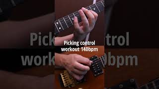 Picking control Diminished Arpeggio Riff exercise guitar guitarist guitarlesson [upl. by Retsam]