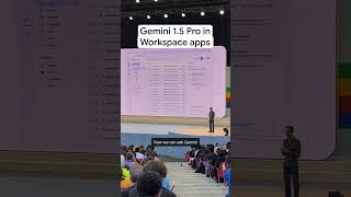 Google is rolling out a new side panel using Gemini 15 Pro in Workspace GoogleIO AI Gemini [upl. by Crissie979]