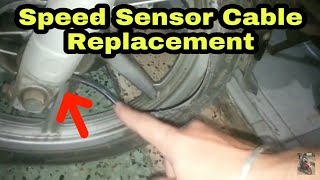 Pulsar 220 Speedometer Sensor Cable Replacement [upl. by Amlus]