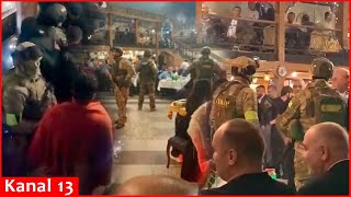 Police in Russia raids a restaurant with Azerbaijanis in order to enlist them in war [upl. by Kotick]