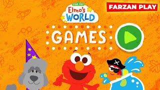 Elmos World Games  Sesame Street Game for Kids  Learn and Play with Elmo [upl. by Eizzik]