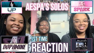 1st TIME REACTION AESPA SOLOS 😱😱 [upl. by Assirrec]