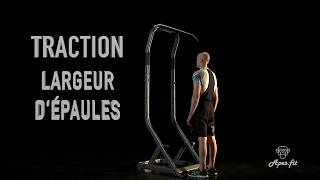 TRACTION LARGEUR ÉPAULES  Tutorial ApesFitmy private training  MUSCULATION POIDS DE CORPS [upl. by Magdalena]