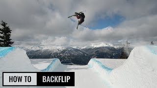 How To Backflip On Skis [upl. by Nnoj237]